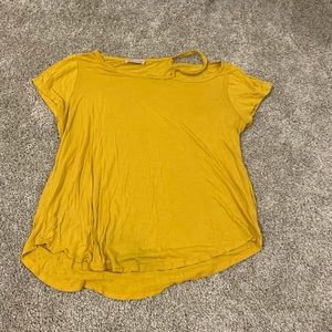 Yellow soft shirt